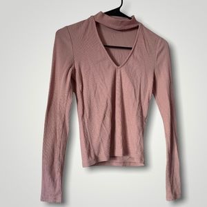Forever 21 Long Sleeved Pink Shirt